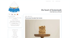 Desktop Screenshot of heartofhomemade.com