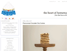 Tablet Screenshot of heartofhomemade.com